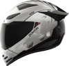 ICON Domain Future Proof Helmet - Gray, M - Full-face helmet with FRP shell