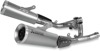 Titanium Dual Slip On Exhaust - For 09-20 Yamaha VMAX