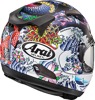 Arai Quantum-X Oriental Helmet Matte Black Small - Full face helmet with Oriental graphic