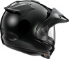 Arai XD-5 Solid Helmet Gloss Black Large - Dual sport helmet with gloss black finish.