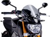 Touring Naked Bike Windscreens - Naked Scrn Tour Smk Fz-09