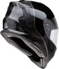 Z1R Youth Warrant Kuda Helmet Gloss Black - Large - Youth full-face helmet in gloss black