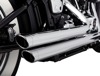 Bigshots Staggered PCX Full System Exhaust - Chrome - For 18-22 Harley Davidson Softail/