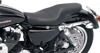 Profiler Smooth 2-Up Seat Black Gel Low - For 04-20 Harley XL w/ 4.5 Gallon Tanks