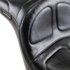 Maverick Daddy Long Legs Stitched Vinyl 2-Up Seat - Black - For Softail