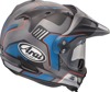 Arai XD-4 Vision Helmet Black Frost XS - Dual sport helmet with Vision graphic