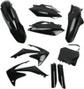 Black Plastic Kit - For 09-12 Honda CRF450R 10-13 CRF250R