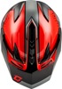 GMAX GM-11 Decima Helmet Black/Red/Grey Medium - Dual sport helmet, For GM-11 Decima Medium