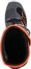 Youth Tech 7S Boots Black/Grey/White/Fluorescent Orange US Y-08