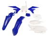 Powerflow Body Kit - Blue/White - For 18-22 YZ450F, 19-23 YZ450FX & YZ250F, 19-23 YZ250F