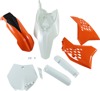 Full Plastic Kit - White/Orange Original 12 - For 09-11 KTM 65 SX