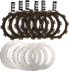 DRC Complete Clutch Kit - Cork CK Friction Plates w/ Steels & Springs - For 89-97 Kawasaki KX80 KX100