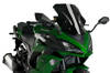 Opaque Black Racing Windscreen - For 20-21 Kawasaki Ninja 1000SX