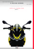 Dark Smoke Z-Racing Windscreen - For 21-23 Aprilia Tuono V4 & 660