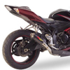 Carbon Fiber MGP Growler Slip On Exhaust - For 06-07 Suzuki GSXR600 & GSXR750