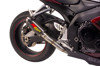 Carbon Fiber MGP Growler Slip On Exhaust - For 06-07 Suzuki GSXR600 & GSXR750