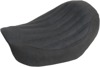 Knuckle Ribbed Solo Seat Black Gel - For 06-17 Harley Dyna