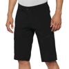 100% Ridecamp Men's Shorts with Liner Black Size 34