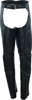 Sierra Leather Chaps Black Womens - Small