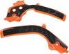 X-Grip Frame Guards Orange/Black - For 16-19 KTM Husqvarna 125-450