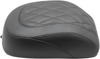 Tripper Diamond Synthetic Leather Wide Pillion Pad - For 18-19 HD FXBR