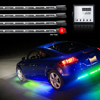 XK Glow 3 Million Color LED Accent Light Car/Truck Kit 8x24In Tubes