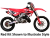 White Restyle Body Kit - Update to 2022 CRF Style - For 02-07 Honda CR125R & CR250R