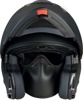 Solaris Modular Snow Helmet Matte Black Small