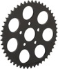 Carbon Steel 49T Drive Sprocket Gloss Black Offset 0.23"