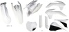 Full Plastic Kit - White - Fits Many 13-14 KTM 125-450