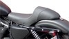 Americano Plain 2-Up Seat - Black - For 04-20 Harley XL