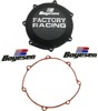 Factory Racing Clutch Cover - Black - For 01-13 Yamaha YZ250F WR250F