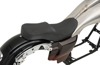 Low-Profile Stitched Leather 2-Up Seat - Harley FLH FLT w/Razorback