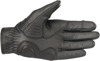 Crazy 8 Leather Motorcycle Gloves Black X-Large