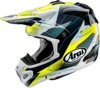 Arai VX-Pro4 Resolute Helmet XS Black/White/Yellow - Unisex XS off-road helmet by Arai