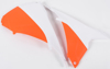 Air Box Covers - White/Orange - For 14-16 KTM 200-500 XC/EXC