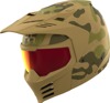 ICON Elsinore Magnacross Helmet - Tan, Large - Modular off-road helmet with camo design