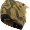 ICON Elsinore Magnacross Helmet XS Tan Unisex - Modular MX helmet with Calypso Red MX Shield