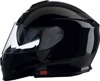 Z1R Solaris 2.0 Modular Helmet XS Black Gloss - Modular helmet with drop-down sun visor