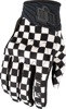 ICON Anthem3 CX Gloves Men's M Black/White - Breathable short cuff gloves with knuckle protection