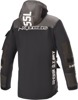 Daiji Parka Motorcycle Rain Jacket 2X-Large - Black