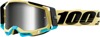 Racecraft 2 Adult Airblast / Black / Blue / Tan Goggles - Silver Mirrored Lens