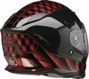 Z1R Nemesis Thunderbird Helmet 2XL Red/Black Gloss - Full-face helmet with drop-down sun visor