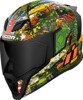 ICON Airflite GP23 Helmet XS Matte Green - Full-face helmet with drop-down sun shield