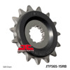 Front Steel Countershaft Sprocket w/ Rubber Damper - 15 Tooth 520