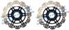 Front VEE Brake Rotors - Black - VEE Style Brake Rotor - Black Center Front Set