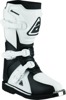 Answer AR1 Boot Black/White Youth Size 5 - Youth motocross boots in black/white, size 5