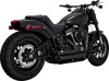 Vance & Hines HD Sportster 14-22 Shortshots Staggered Black Full System Exhaust