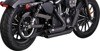 Vance & Hines HD Sportster 14-22 Shortshots Staggered Black Full System Exhaust