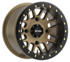 MR406 UTV Beadlock 14x10 5+5/-2mm 4x156 132mm CB Bronze w/MT Blk Ring Wheel